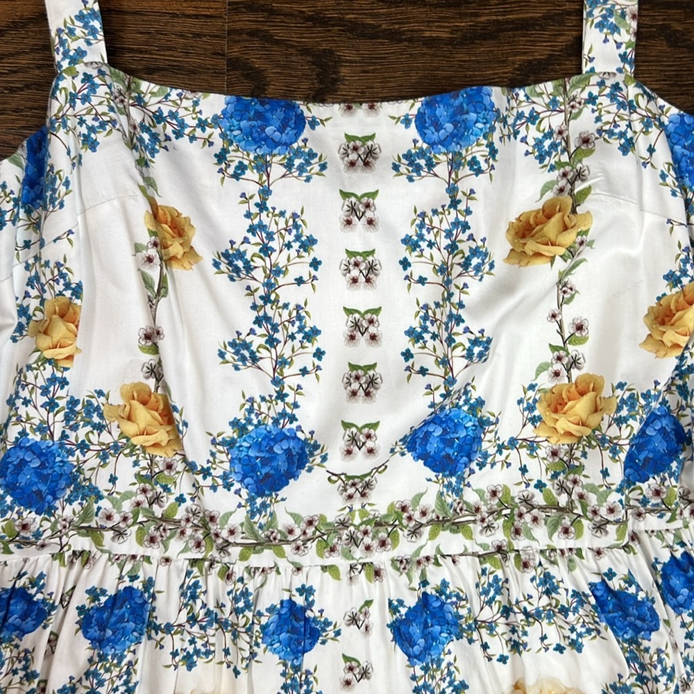 BOGO De Nor Floral Print Sundress Size 12 - Picture 2 of 7